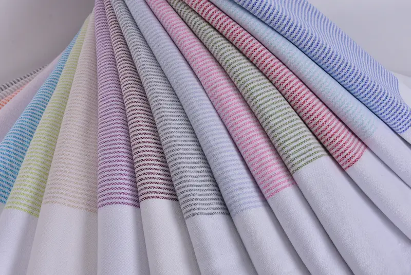 Hammam towel, Best Friend Wedding Gift, Decorative Towel, Holiday Towel, Best Beach Towel, Unique Gift, Absorbent towel, 70x40 Cotton Striped Towel - 5