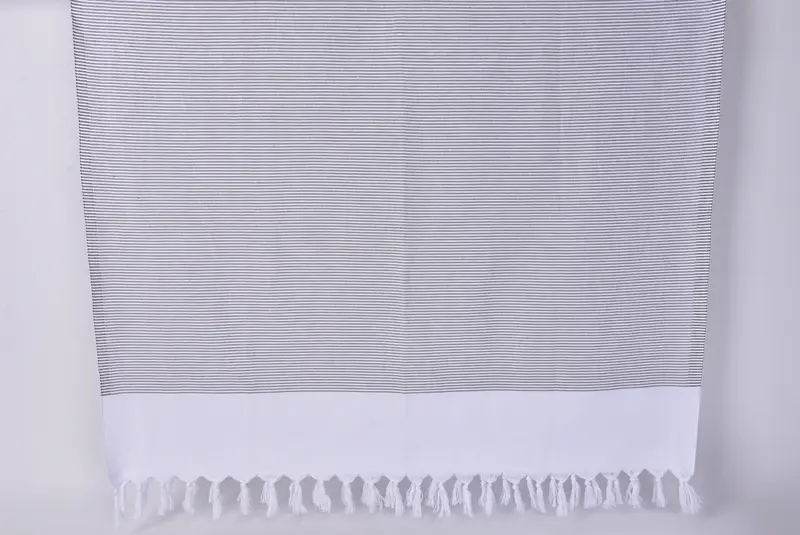 Hammam towel, Best Friend Wedding Gift, Decorative Towel, Holiday Towel, Best Beach Towel, Unique Gift, Absorbent towel, 70x40 Cotton Striped Towel - 8