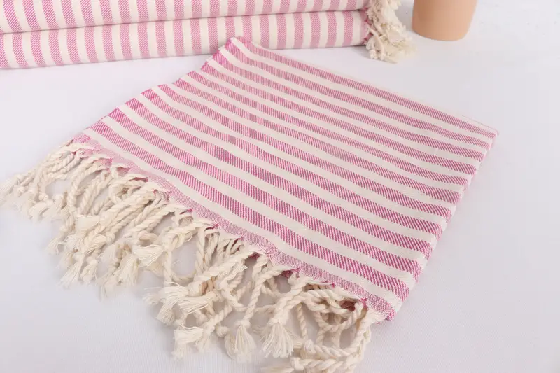 Kişiselleştirilmiş Hediye, 40x24 Pamuklu Çizgili Havlu, Konuk Havlu, Monogramlı Türk Havlu, Kişiselleştir Hediye, Monogram El Havlusu, Düğün iyilikleri - 5