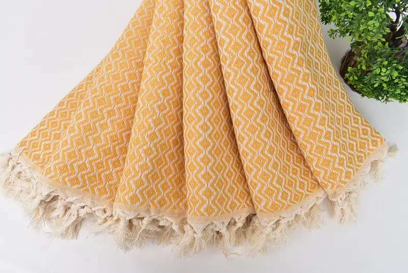 Bridesmaid Gifts, Summer Gift, Best Wedding Gift, 36x18 Cotton Diamond Towel, Personalized Wedding Gift, Personalized Gift, Monogram Kitchen Towel - 4