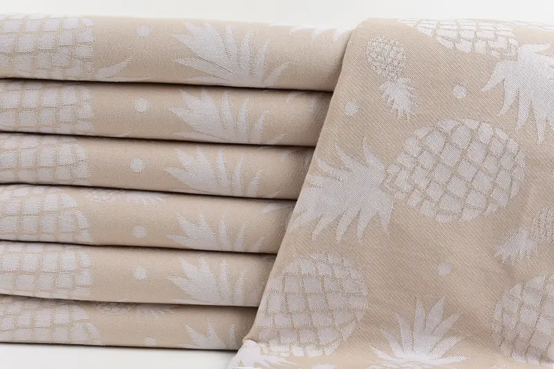 70x36 Cotton Pineapple Design Towel, Travel Towel, Bridesmaid Gift, Bachelor Bachelorette Party Favors, Home Decor Towel, Absorbent Turkish towel - 2