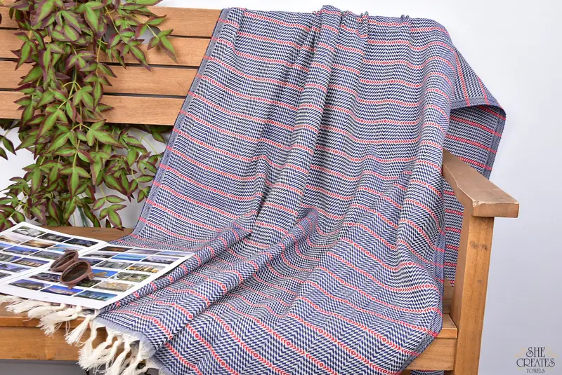 Monogram Turkish Bath Towel, Bridal Gifts, Quick-Dry Beach Towel, Wedding Gifts Towel, 70x40 Cotton Striped Towel, Bachelorette Party Decorations - 3