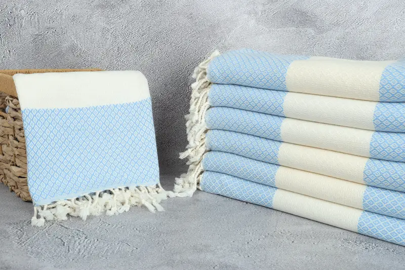 Thin towel, Custom Wedding Gift From Bridesmaid, 70x36 Linen Diamond Towel, Organic towel, Family Gift Basket, Bridal Shower Gifts, Custom Gift - 3