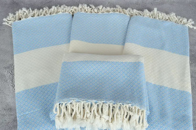 Thin towel, Custom Wedding Gift From Bridesmaid, 70x36 Linen Diamond Towel, Organic towel, Family Gift Basket, Bridal Shower Gifts, Custom Gift - 4