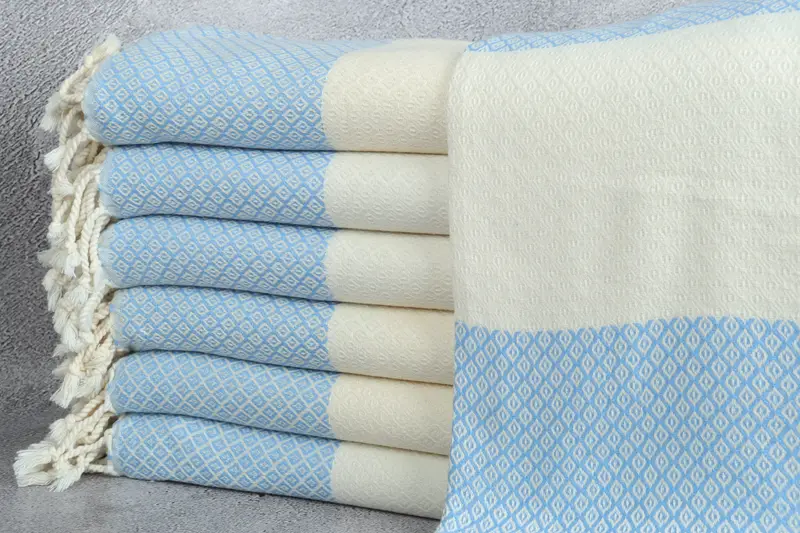 Thin towel, Custom Wedding Gift From Bridesmaid, 70x36 Linen Diamond Towel, Organic towel, Family Gift Basket, Bridal Shower Gifts, Custom Gift - 1