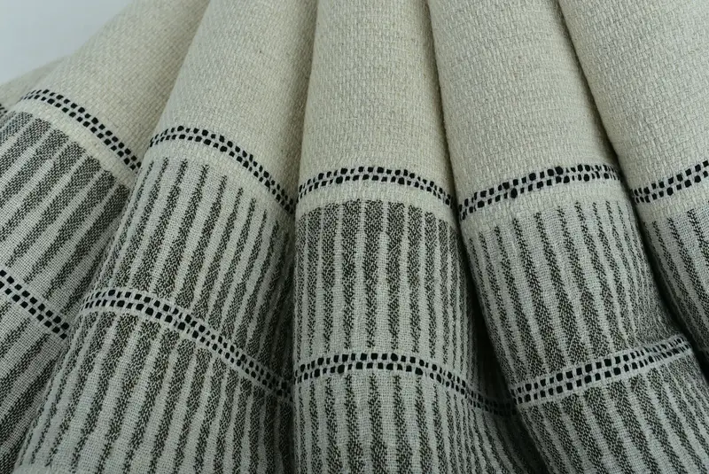 Gift For Bride, Bachelorette Gifts, 70x40 Linen Striped Towel, Bridal Shower Gift, Quick-drying peshtemal towel for poolside, Bachelor Gifts - 5