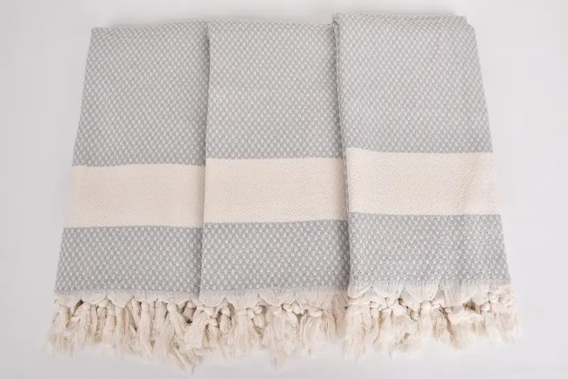 68x36 Cotton Geometric Towel, Traditional Turkish peshtemal for hammam, Custom Gifts, Housewarming Gift, Beach Towel Bulk, Cotton towel, Summer Gift - 7