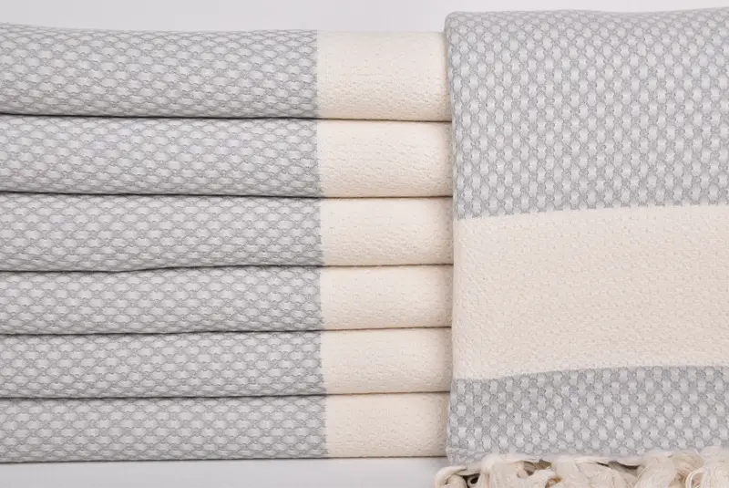 68x36 Cotton Geometric Towel, Traditional Turkish peshtemal for hammam, Custom Gifts, Housewarming Gift, Beach Towel Bulk, Cotton towel, Summer Gift - 1