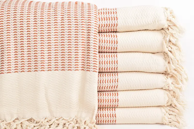 Custom Blanket, Bridal Gifts, 90x76 Cotton Diamond Towel, Organic Beach Blanket, Turkish Tablecloth, Bachelorette Party Favors, Bridal Shower Gift - 2