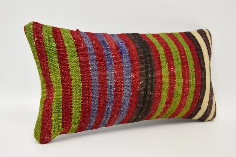 Interior Designer Pillow, Handmade Cushion Cover, Vintage Pillow, Sofa Cushion, 8x16 Red Cushion Case, Pillow Case, Pillow for Couch - 3