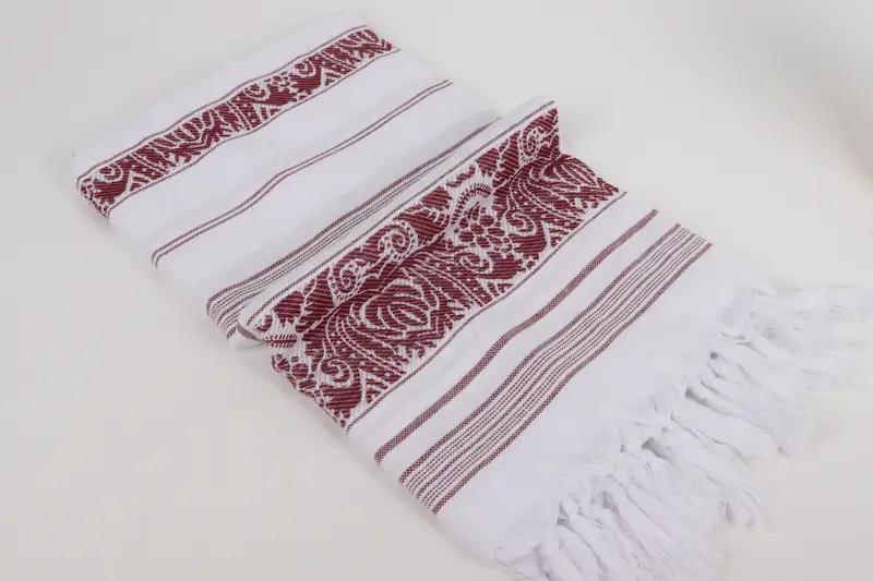 Bathroom Towel, Turkish beach towel, Personalized Bridesmaid Gift, Bath towel, Handwoven Turkish bath towel, 68x40 Cotton Scorpion Design Towel - 6