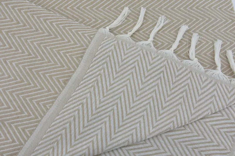 Personalized Gifts, 96x80 Cotton Chevron Towel, Organic Throw, Monogram Blanket, Custom Wedding Gifts, Decorative Bedspread, Bachelor Party Favors - 6