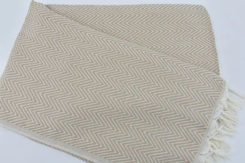 Personalized Gifts, 96x80 Cotton Chevron Towel, Organic Throw, Monogram Blanket, Custom Wedding Gifts, Decorative Bedspread, Bachelor Party Favors - 5