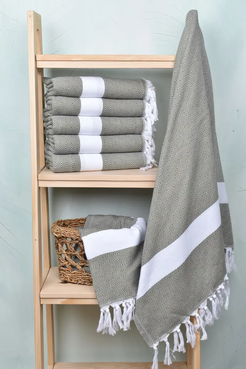 Bachelorette Party Gift, Pool Towels, 70x40 Cotton Diamond Towel, Christmas Gift, Bachelorette Party Items, Handmade Gift, Wedding Gifts Towel - 3