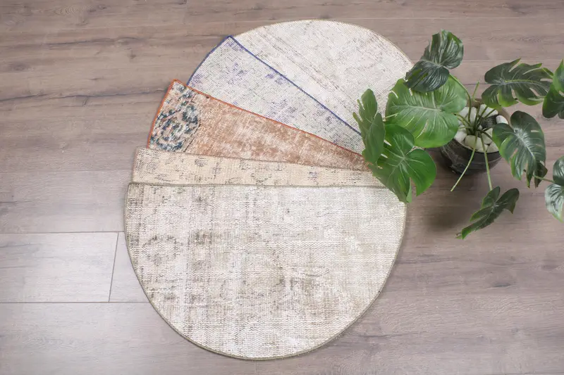 Unique 18x30 Inches Kilim Pattern Rug, Durable Handmade Doormat