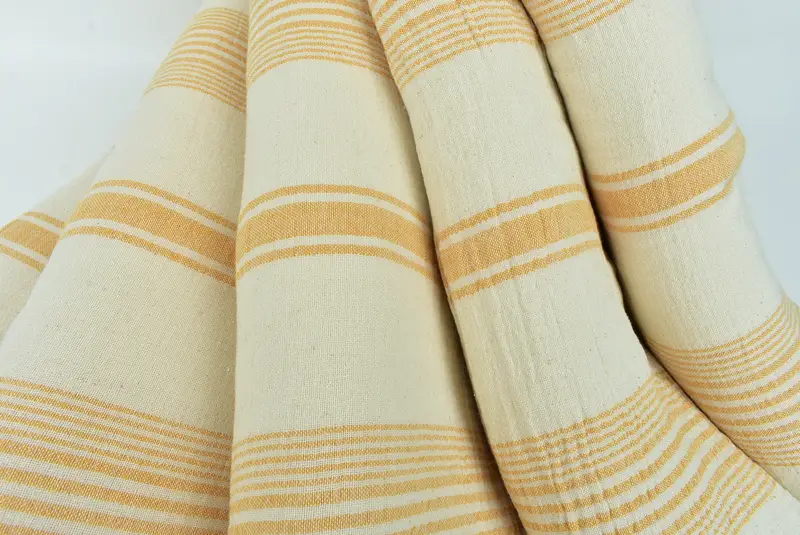 Personalized Gifts, Bedspread, Throw Blanket, 96x78 Cotton Striped Towel, Custom Gift, Bachelorette Large Towel, Turkish Bedcover, Organic Throw - 5