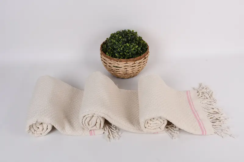 Turkish Towel Set, 68x36 Cotton Striped Towel, Gift Boxes Towel, Home Decor Gifts, Monogram Beach Towel, Beach Size Towel, Turkish beach towel - 8