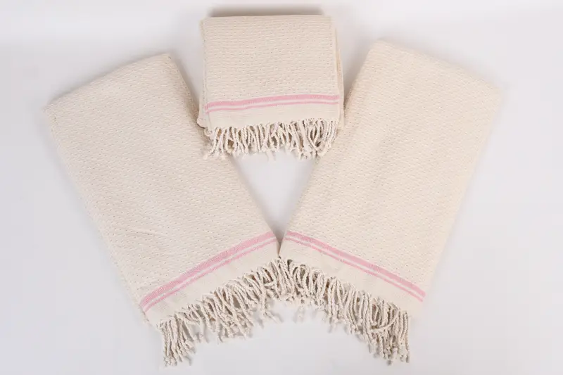 Turkish Towel Set, 68x36 Cotton Striped Towel, Gift Boxes Towel, Home Decor Gifts, Monogram Beach Towel, Beach Size Towel, Turkish beach towel - 6