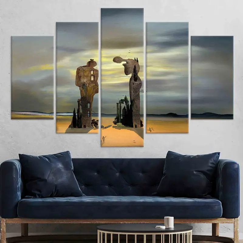 Archeological Reminiscence Millet's Angelus, Canvas Wall Art, Salvador Dali Canvas, Archeological Reminiscence, Dali Artwork, Canvas Art,, - 7