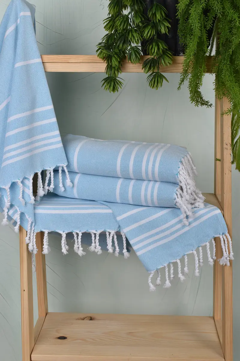 Custom Gifts, Beach Wedding Favor, Bridesmaid Gifts, Kitchen Towel, Turkish Hand Towel, 38x18 Cotton Striped Towel, Bachelor Towel, Holiday Towel - 6