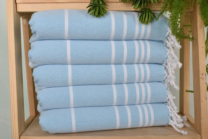 Custom Gifts, Beach Wedding Favor, Bridesmaid Gifts, Kitchen Towel, Turkish Hand Towel, 38x18 Cotton Striped Towel, Bachelor Towel, Holiday Towel - 1