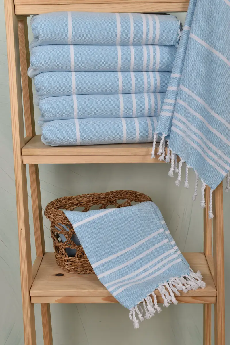 Custom Gifts, Beach Wedding Favor, Bridesmaid Gifts, Kitchen Towel, Turkish Hand Towel, 38x18 Cotton Striped Towel, Bachelor Towel, Holiday Towel - 3