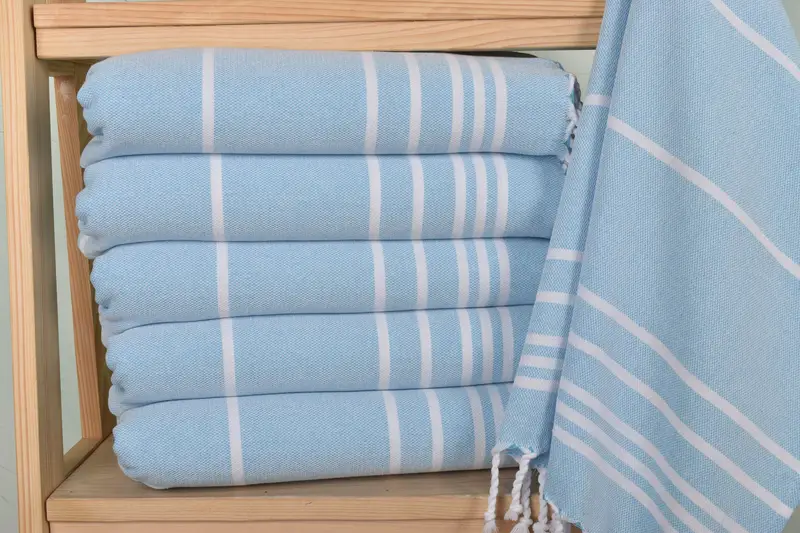 Custom Gifts, Beach Wedding Favor, Bridesmaid Gifts, Kitchen Towel, Turkish Hand Towel, 38x18 Cotton Striped Towel, Bachelor Towel, Holiday Towel - 2