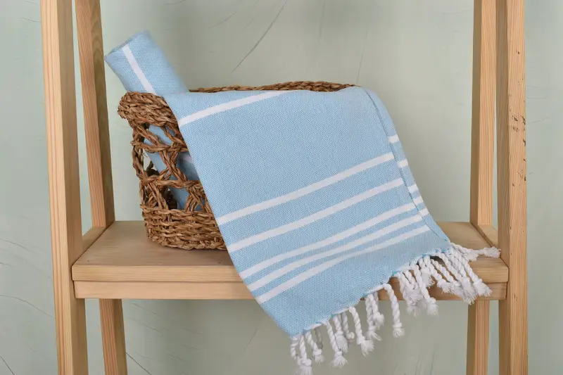 Custom Gifts, Beach Wedding Favor, Bridesmaid Gifts, Kitchen Towel, Turkish Hand Towel, 38x18 Cotton Striped Towel, Bachelor Towel, Holiday Towel - 4