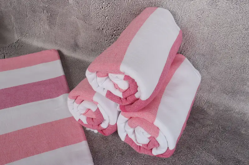 Custom Gift, Decorative Towel, Sand-free towel, Large Turkish Towel, Turkish Towel Bulk, Personalized Gift For Her, 64x36 Cotton Striped Terry Towel - 8