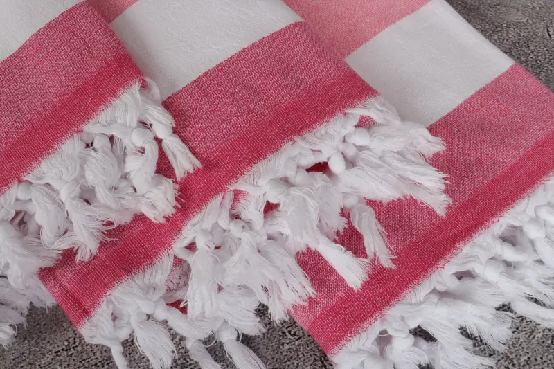 Custom Gift, Decorative Towel, Sand-free towel, Large Turkish Towel, Turkish Towel Bulk, Personalized Gift For Her, 64x36 Cotton Striped Terry Towel - 5