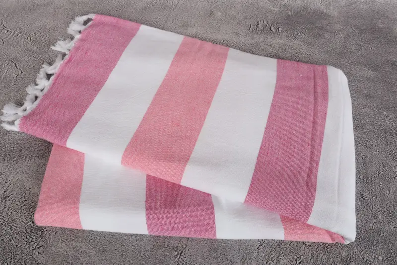 Custom Gift, Decorative Towel, Sand-free towel, Large Turkish Towel, Turkish Towel Bulk, Personalized Gift For Her, 64x36 Cotton Striped Terry Towel - 6