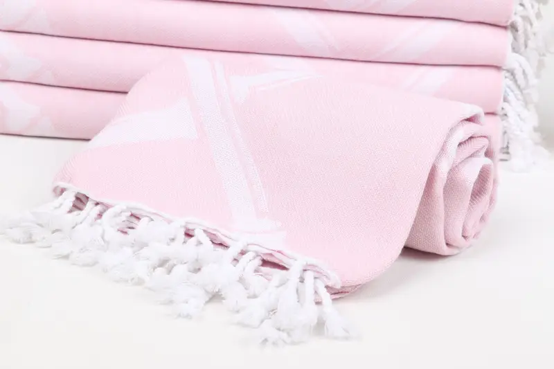 Bachelorette Party Gifts, 70x40 Cotton Bamboo Branch Patterned Towel, Personalized Gift For Him, Bulk Order Towel, Sand-free towel, Beach Towel Bulk - 5