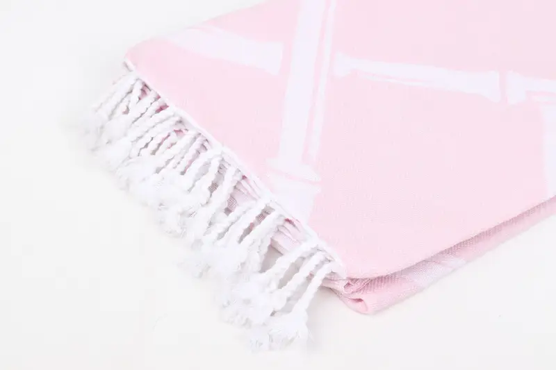 Bachelorette Party Gifts, 70x40 Cotton Bamboo Branch Patterned Towel, Personalized Gift For Him, Bulk Order Towel, Sand-free towel, Beach Towel Bulk - 8