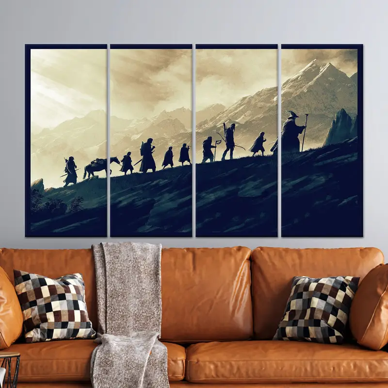 Zarif Baskılı Kanvas: Mekanları Sanatsal Zarafetle Dönüştürün