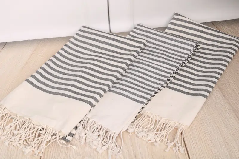 Embroidery Towels, Bachelor Gifts, Bachelorette Party Gifts For Bride, 70x40 Cotton Striped Towel, Quick-Dry Beach Towel, Sand-free towel - 6