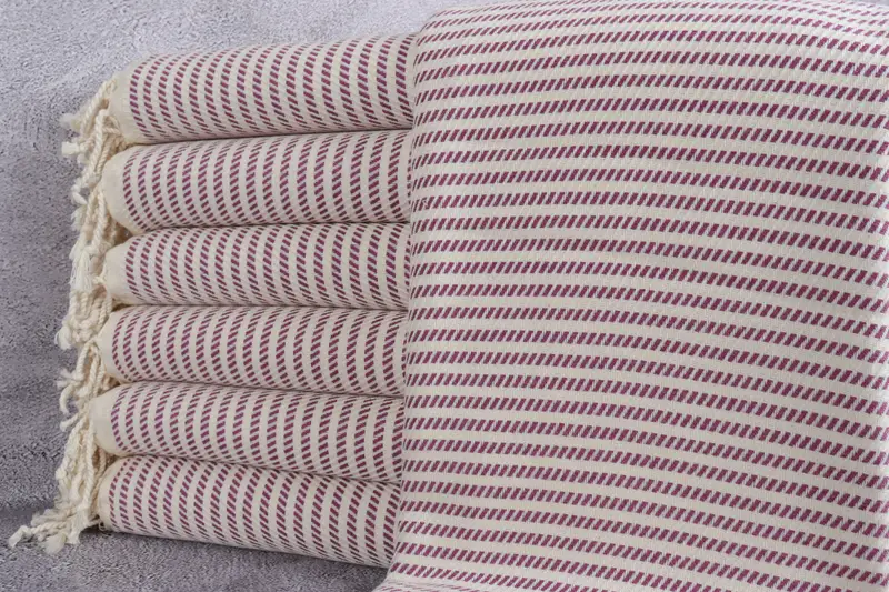 卸売トルコタオル水玉ベージュ、40x71インチ