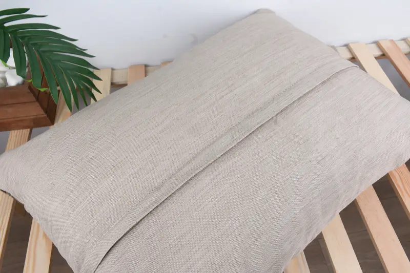 Boho Pillow, 20x28 Beige Pillow, Vintage Pillow, Cushion Cover, Chair Cushion, Antique Pillows, Ikat Pillow Sham, Nomadic Pillow Sham - 8