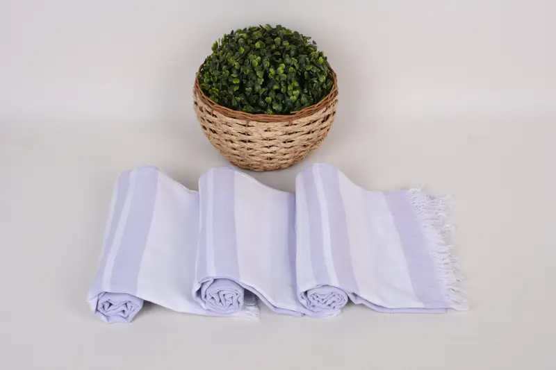 House Warming Gift, Personalized Gift, Monogram Turkish Towel, Turkish Towel USA, Spa Towel, Turkish bath towel for spa, 68x36 Cotton Striped Towel - 8