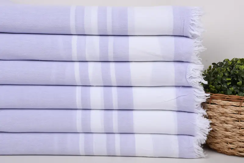 House Warming Gift, Personalized Gift, Monogram Turkish Towel, Turkish Towel USA, Spa Towel, Turkish bath towel for spa, 68x36 Cotton Striped Towel - 2