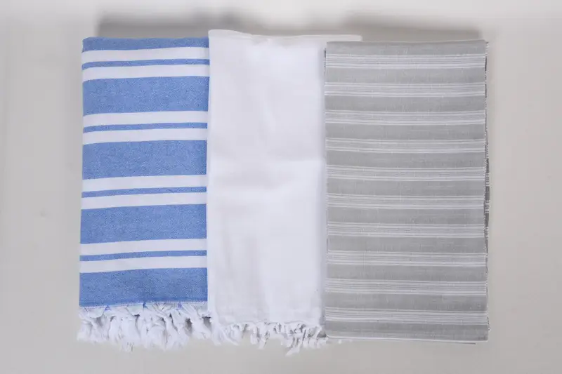 Bath towel, Christmas Gift, Gift For Her, Luxury towel, Fringed Turkish towel for poolside, Unique Wedding Gift, 70x40 Cotton Set of 8 Towel - 7