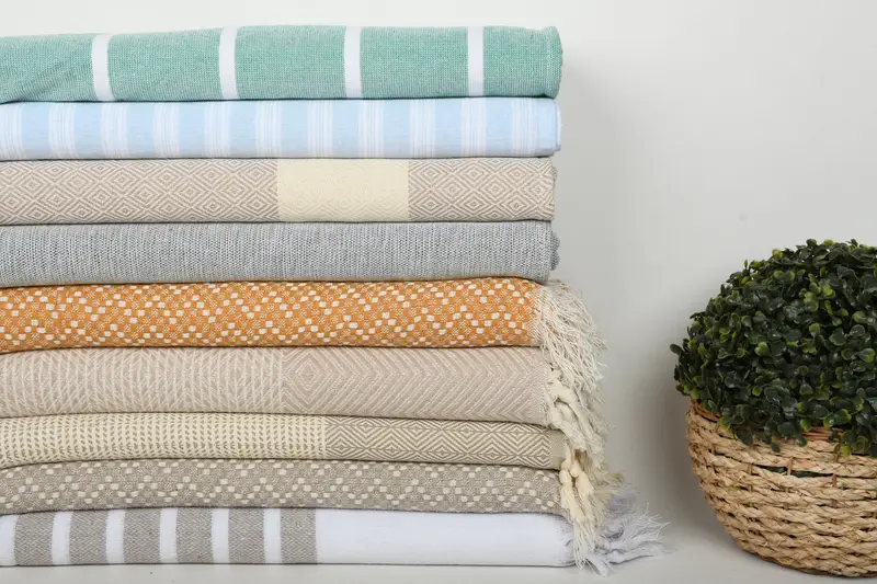 Summer Gift, Summer Towel, Bridesmaid Gifts, Turkish Towel Beach, 70x40 Cotton Set of 10 Towel, Personalised Gift, Monogram Towels, Pool Towels - 3