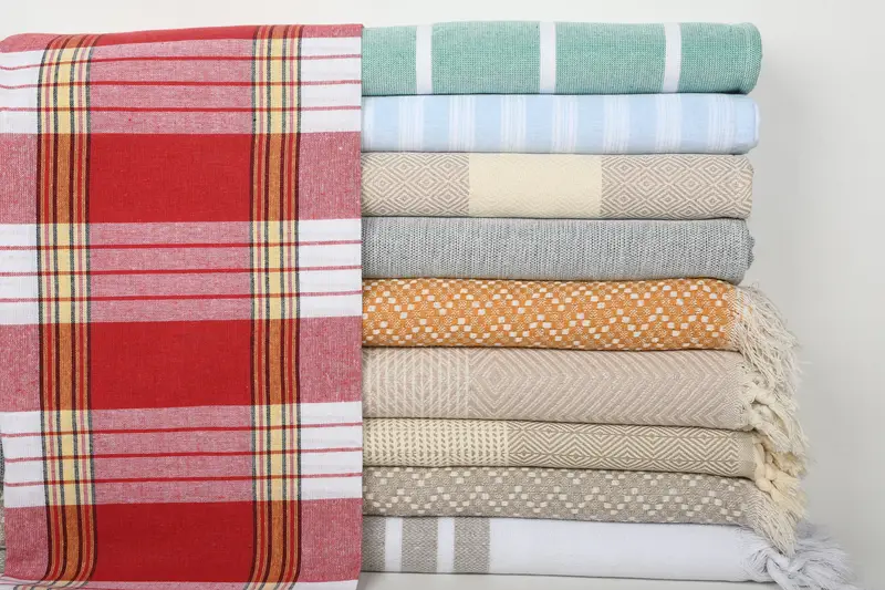 Summer Gift, Summer Towel, Bridesmaid Gifts, Turkish Towel Beach, 70x40 Cotton Set of 10 Towel, Personalised Gift, Monogram Towels, Pool Towels - 1