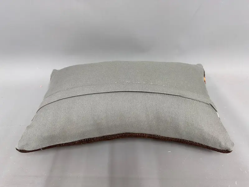 Pillow Case, Antique Pillows, 12x20 Brown Cushion Case, Natural Pillow, Custom Pillow, Turkish Kilim Pillow, Boho Pillow Sham Cover, Bed Pillow Sham - 7