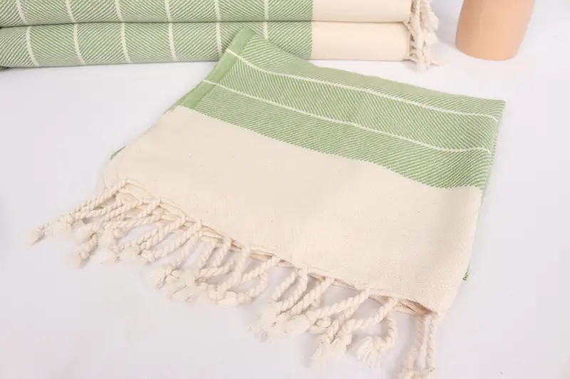 Travel Towel, Monogrammed Turkish Towel, Turkish Towel Hand Towel, Kitchen Towel, Wedding Favors, 36x16 Cotton Striped Towel, Best Friend Gift Ideas - 5