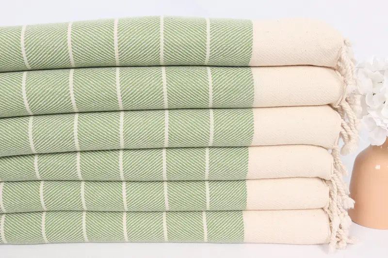 Travel Towel, Monogrammed Turkish Towel, Turkish Towel Hand Towel, Kitchen Towel, Wedding Favors, 36x16 Cotton Striped Towel, Best Friend Gift Ideas - 3