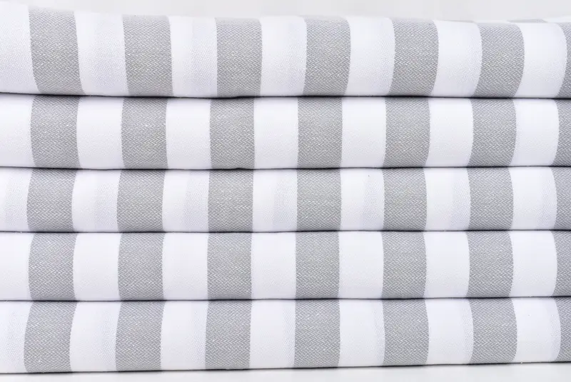Gift Boxes Tea Towels, Spa Towel, Beach Theme Wedding Gift, Monogrammed Hand Towel, Bathroom Towels, Monogram Hand Towel, 44x20 Cotton Striped Towel - 2