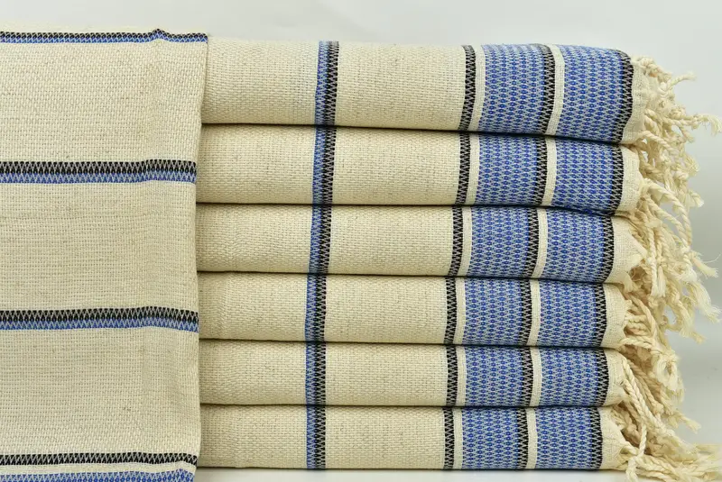 Gift For Her, Small Bath Towels, Personalized Home Gift Wedding, Bridesmaid Gifts, Valentines Day Gift Idea, Wedding Gift, 40x20 Linen Striped Towel - 1