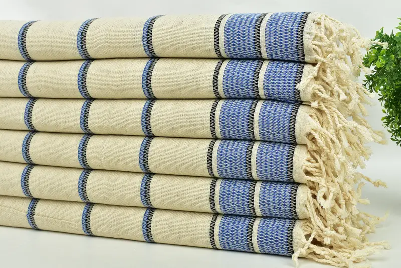 Gift For Her, Small Bath Towels, Personalized Home Gift Wedding, Bridesmaid Gifts, Valentines Day Gift Idea, Wedding Gift, 40x20 Linen Striped Towel - 3