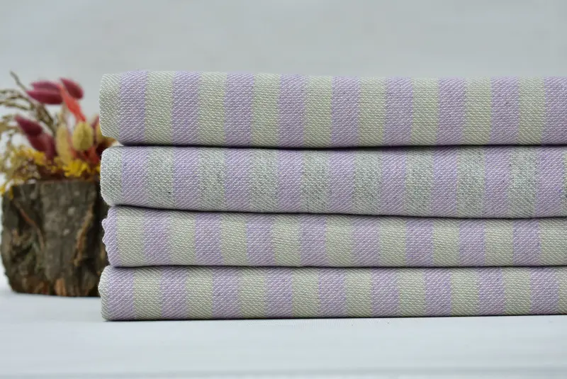 Custom Gifts, Large Turkish Towel, Holiday Towel, Gift For Him, Home Decor Gifts, Luxury Turkish peshtemal beach towel, 70x36 Cotton Striped Towel - 3