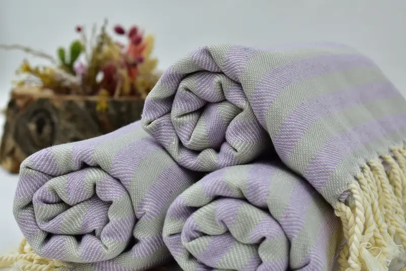 Custom Gifts, Large Turkish Towel, Holiday Towel, Gift For Him, Home Decor Gifts, Luxury Turkish peshtemal beach towel, 70x36 Cotton Striped Towel - 4